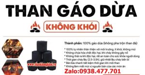 than gáo dừa không khói